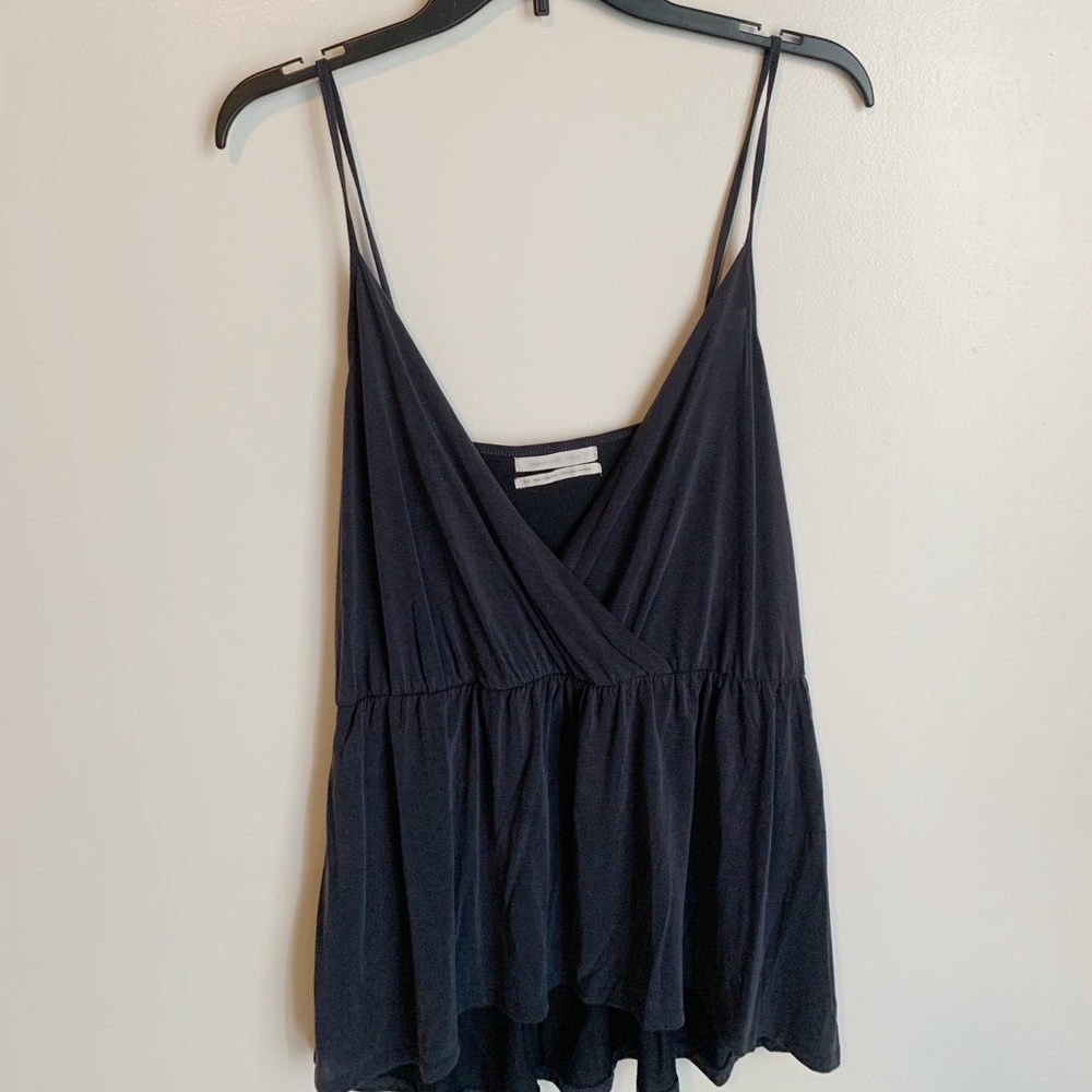 Grey soft tank top